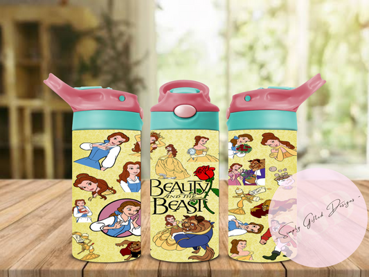 Beauty & Beast.2 Kids Drink Bottle